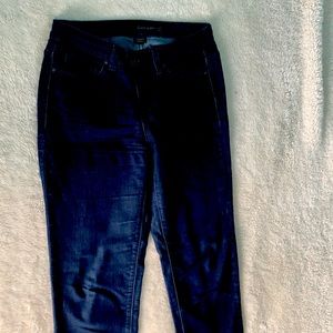 Dark wash skinny